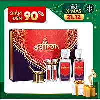 Saffron Salam (Nhụy Hoa Nghệ Tây) Set 10gr Tặng 2gr Dòng Hữu Cơ Tinh Khiết Theo Chuẩn ISO 3632
