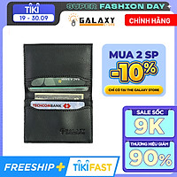 Ví Bóp Nam Nữ Nhỏ Gọn Cao Cấp Thời Trang Nhiều Ngăn Để Name Card Danh Thiếp Thẻ Galaxy Store GVMB03 (8x10.5cm)