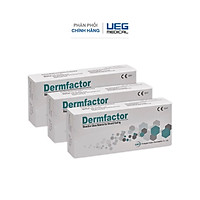 Combo 3 Hộp DermFactor Nhập Khẩu Đức Công Nghệ Sinh Học Mới Liền Nhanh Vết Thương Cấp và Mãn Tính Nhanh Gấp 5 Lần, Viêm hậu môn có dich, Vết thương phẫu thuật, Vết thương cắt trĩ. Thẩm Mỹ Tránh Sẹo