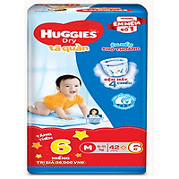 Tặng 6 miếng - Tã Quần Huggies Dry M42 (42 Miếng)