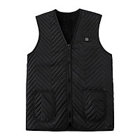 Men Women Electric Heated Vest Winter Warm Heated Vest Heating Jacket With 5 Heating Zones 3 Adjustble Temperature USB