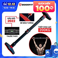 Xà đơn gắn cửa treo tường bằng thép chịu lực có thước thăng bằng GoodFit GF201PU