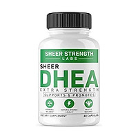 Extra Strength DHEA 50mg Supplement - for Boosting Lean Muscle Mass, Restoring Youthful Energy Levels, and Promoting Healthy Aging in Men and Women, New Non-GMO Formula, Sheer Strength Labs, 60ct