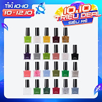 Bộ 23 chai sơn móng tay đầy màu sắc lâu phai làm bóng móng Gel Nail Polish