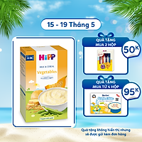 Bột ăn dặm dinh dưỡng Sữa, Ngũ cốc & rau củ tổng hợp HiPP Organic 250g