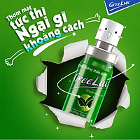 Bộ 2 Chai Xịt Thơm Miệng Greelux Fresh Mint Cool ( Màu xanh lá - Chai 12ml )