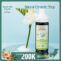 Dung dịch vệ sinh phụ nữ dạng bọt Zelenaya Apteka hoa keo và trà xanh 150ml giúp khử mùi, làm sạch vùng kín