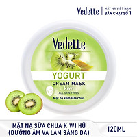 Mặt Nạ Kem Sữa Chua 120ml Các Loại VEDETTE - Cấp ẩm, Làm mềm và Mịn da