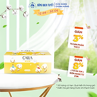 Bông tẩy trang làm sạch da Bông Bạch Tuyết Calla Mềm Mịn (180 miếng/hộp)