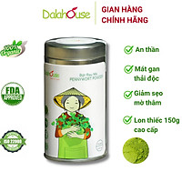 Bột rau má organic nguyên chất sấy lạnh Dalahouse 150gr mát gan giải độc, đạt tiêu chuẩn Châu Âu