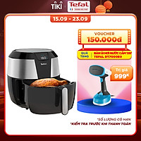 Nồi chiên không dầu vỏ thép Tefal EY701D15 - Dung tích 5.6L Size lớn XXL Công suất 1850W - Hàng chính hãng