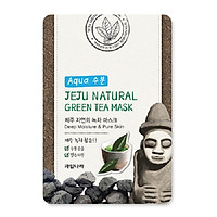 Mặt nạ thảo dược trà xanh (combo 10 miếng ) Hàn Quốc Welcos jeju natural green tea mask 20ml