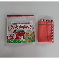 Sữa phát triển chiều cao Asumiru Nhật Bản 180g (vị cacao) - Giúp Tăng Trưởng Chiều Cao Vượt Trội dành cho trẻ từ 3-16 tuổi – Tặng khăn mặt vải cotton mềm mịn.