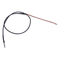 Durable Plastic Acoustic Guitar EQ Transducer Under Saddle Piezo Pickup Cable Wire 2.5mm Plug Black