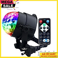 Đèn Nháy Theo Nhạc Led Cầu Hiệu Ứng 7 Màu Siêu Đẹp, Đèn Bay Phòng Cao Cấp Cho Phòng Karaoke Phòng Ngủ Có Remote Điều Khiển Từ Xa Tiện Lợi - Giao Hàng Toàn Quốc