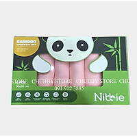 Hộp 6 chiếc khăn sữa sợi tre NIBBIE