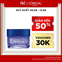 Kem dưỡng trắng da vitamin L'Oreal Paris Aura Perfect ban đêm 50ml (Kem đêm)