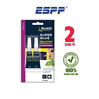 Vỉ 2 tuýp Keo đa năng siêu dính Super Glue (2IN1) - BOSTIK