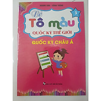 Bé Tô Màu  Quốc Kỳ Thế Giới (Quốc Kỳ Châu Á 3 )
