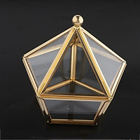 Clear Make-up Jewelry Organizer Case Display Container for Ring Girls Men