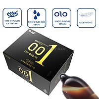10 BAO CAO SU OLO Jelly Box Black CAO CẤP SIÊU MỎNG 001, KÉO DÀI THỜI GIAN, HÀNG CHÍNH HÃNG.
