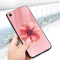 Ốp điện thoại kính cường lực cho máy Oppo F1S/A59 - Cánh hoa đẹp MS CHDEP007