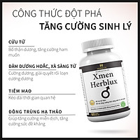 Viên uống tăng cường sinh lý nam Xmen Herblux bổ thận, giảm nguy cơ mãn dục nam giới