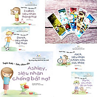 Kỹ năng sống dành cho học sinh-Siêu nhân nhí Combo 2 (5 cuốn):Sức khỏe Tặng kèm 01 bookma