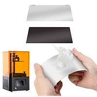 Resin 3D Printer Build Plate Flexible Spring Steel Plate Flex Bed and Magnetic Base Sheet Sticker with Adhesive