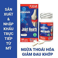 Combo 3 hộp VITAR JOINT HEALTH 100 viên + 1 hộp VitaR Joint Health 100 viên (TPBVSK) - Viên uống bổ khớp, giảm đau nhức khớp, glucosamine