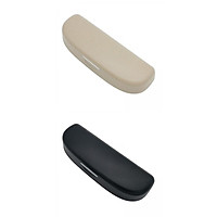 2x Car Sunglasses Holder, Glasses Case, Cage for , Black And Beige