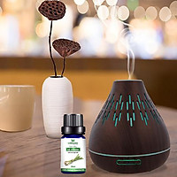 Combo máy khuếch tán/ máy xông tinh dầu Lorganic Đèn Lồng FX2047 + tinh dầu sả chanh Lorganic (10ml) LGN0362/ Thích hợp xông phòng diện tích 15-40m2.