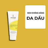 Kem chống nắng Image SPF 32 Prevention+ daily matte moisturizer oil-free (7g)