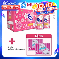 (LỐC 10 CHAI) 82X The Pink Collagen 100ml Hàm Lượng 1000mg Collagen, Nước Uống Đẹp Da Tràn Năng Lượng Đến Từ Nhật Bản