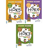 Combo : Bộ đề luyện thi năng lực Hán Ngữ HSK3 + HSK4 + HSK5.Sách tiếng Trung.Sách bán chạy.