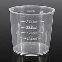 1pcs 30ml 1oz Plastic Measure Graduated Measuring Medicine Cups Liquid