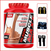 Sữa tăng cân tăng cơ Blade Muscle Maxx 8.8lbs (4kg) - Caramel Cappuccino - Hỗ trợ tăng cân, tăng sức mạnh, phát triển cơ bắp dành cho người tập thể hình và thể thao - Thương hiệu Châu Âu, nhập khẩu chính hãng