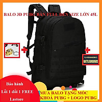 BALO PUBG 3D FULL ĐEN CÁ TÍNH |BALO SIZE LỚN 45L