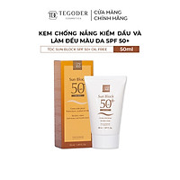 Kem chống nắng dành cho da dầu Tegoder Tdc Sun Block Spf 50+ Oil Free 50 ml Mã 9836