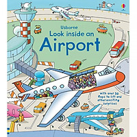 Usborne Look inside an airport – sách lật giở cho bé 5-8 tuổi