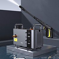 Máy nén tăng áp rửa xe Baseus F1 Pressure Car Smart Washer ( 1300W/1450psi/ IPX5, Automatic Star- Stop, Intelligent Adjust Pressure, Car Washing Machine)