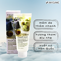 Kem Dưỡng Da Tay Olive 3W Clinic Hand Cream (100ml)