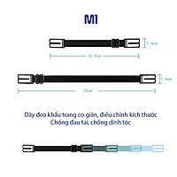 Dây đeo khẩu trang M1 co giản, chống đau tai, kẹt tóc (Tóc dài)
