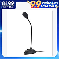 Flexible Stand Mini Studio Speech Microphone 3.5mm Plug Gooseneck Mic Wired Microphone for Computer PC Desktop Notebook