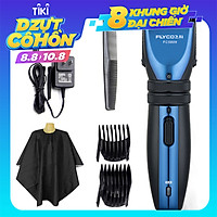 FLYCO Máy cắt tóc điện cạo râu không thấm nước có thể sạc lại FC5809