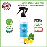 Xịt nhà tắm tinh dầu 24CARE 50m/100ml/250ml - Xịt lau chùi bồn rửa tay, kính - Khử mùi hôi sàn, không khí.