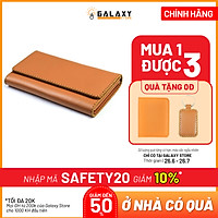 Ví Bóp Nữ Da Bò Thật Cầm Tay Clutch Handmade Cao Cấp Galaxy Store GVNUA06 - Hàng Chính Hãng (20x11 cm)