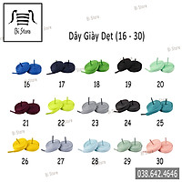 Dây giày dẹt Air Force 1 (AF1), Nike Air Jordan (AJ),... bảng 30 màu