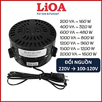 Biến áp đổi nguồn LIOA 220V sang 100V 110V 120V (200VA, 400VA, 600VA, 1000VA, 1200VA, 1500VA, 2000VA)