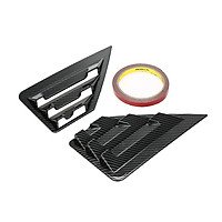 2PCS For Toyota C-HR CHR 2016 2017 2018 2019 ABS Rear Window Louvers Shutters Cover Trim Accessories